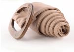 Customized 100cm Soft Leather Belt Rounded Buckle For Coat