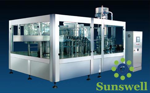 3-In-1 Tea Drink Bottle Filling Machine Automatic With Washing / Filling /
