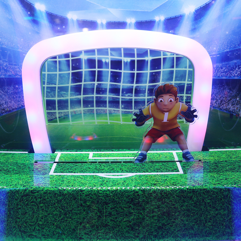 Sport Goalkeeper Kids Game Machine / Children Soccer Arcade Game 50W Power