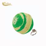 Sphere Shape Jewelry Bath Bombs 160g Blueberry Good Smell With Shea Butter