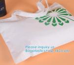white cotton bag long handle cotton bags good for environment，promotional cotton