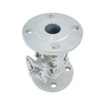 DN15-DN100 Stainless Steel Three-Pieces High Platform Industrial Flange Ball