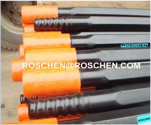 Quality R38 T38 T45 T51 Standard Type rock drill rods , Tungsten Carbide steel drill pipe wholesale