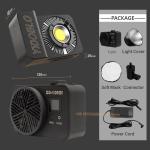 mini handheld light Portable Cob Led Pocket Fill Light USB Charging 100w 7500k