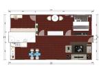 Steel Frame Foldable Living Expandable Container House