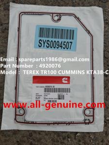 Quality 4920076 GASKET TEREX CUMMINS DUMP TRUCK TR50 TR60 TR100 TR70 MINING HAULER OFF HIGHWAY RIGID DUMP TRUCK MT4400AC wholesale