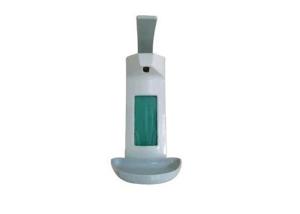 Quality White Color Elbow Soap Dispenser ABS Plastic For Coffee Bar / Shopping Mall wholesale