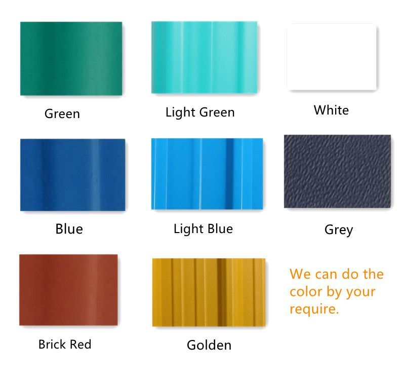 4 Layer ASA Coating PVC Trapezoidal Roof Sheets White ASA Surface UPVC Roofing Sheet