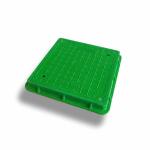 FRP Garden Rainwater Manhole Cover , 38mm Height Composite Resin Manhole Cover
