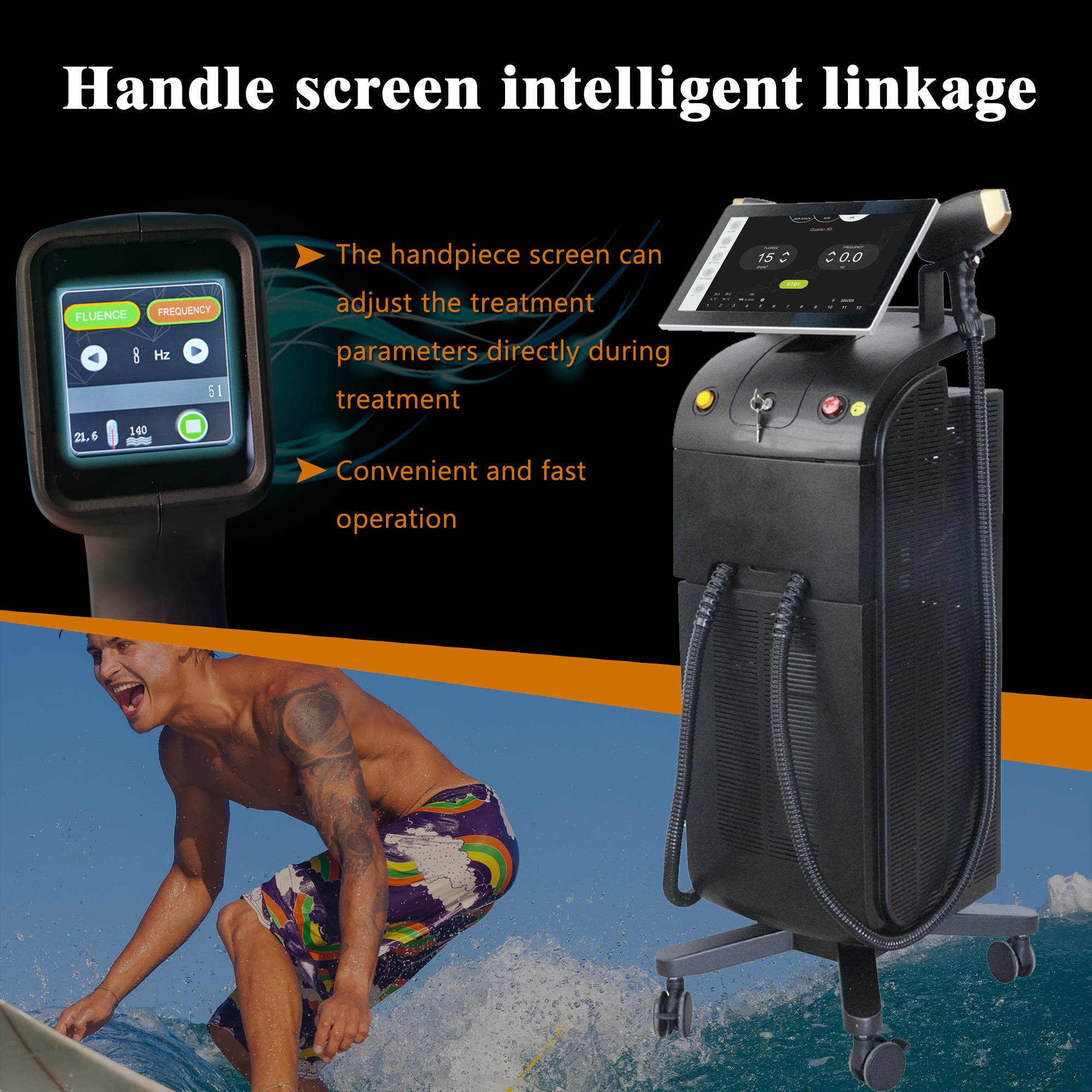 600 USD Ship 1064nm 940 808 755 Diode Laser Hair Removal Ice Platinum 755 808 1064 Diode Laser with ISO CE ISO