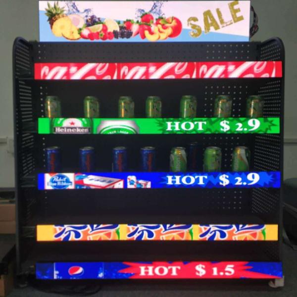 Commercial Shelf LED Display , Lighted Liquor Bottle Display Shelf Excellent