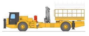 Quality Scissor Style Underground Mining Vehicles , Lifting Equipment For Underground Mining wholesale