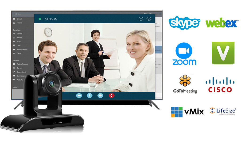 10X Optical Zoom Full HD 1080P Video Conference Camera USB Video Conference Camera for Smartboard