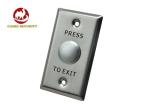Mortise Mounted Spdt Door Exit Push Button Momentary Switch Waterproof 115 * 70