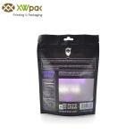 Food Grade Stand Up Pouches Matte Black Coffee Bags With Bottom Sealing 7mm