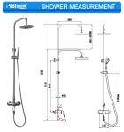 SS 316 Brushed Nickel Bathtub Faucet Shower Investment Casting