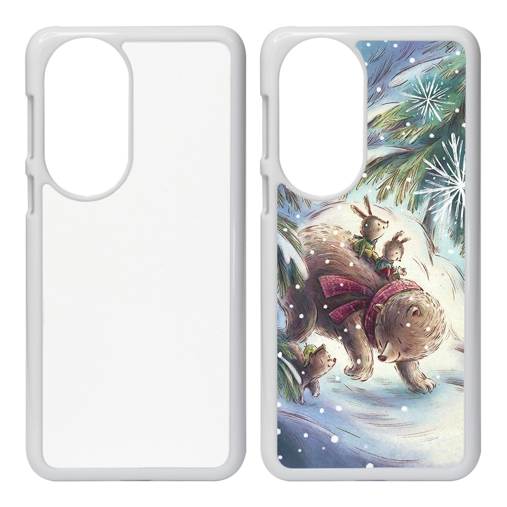 2D Sublimation Hard PC Protective Mobile Phone Case For Huawei P50 Custom Sublimation Phone Shell