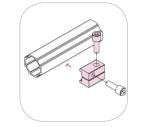 Quality Certified Fastener Karakuri Pipe Rack OD28 Aluminum Tube Profile