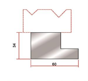 Quality 2V Press Brake Die Holder Customization Hydraulic Press Brake Tooling wholesale