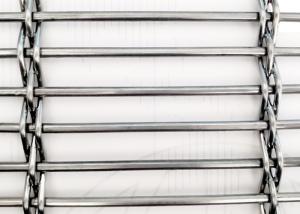 Quality Screen Dividers Architectural Woven Wire Mesh Barrette Weave PVD Coating wholesale