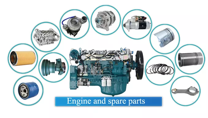 0124555017 Engine Alternator Generator VOLVO EC360B EC380B D12D Volvo Engine Parts