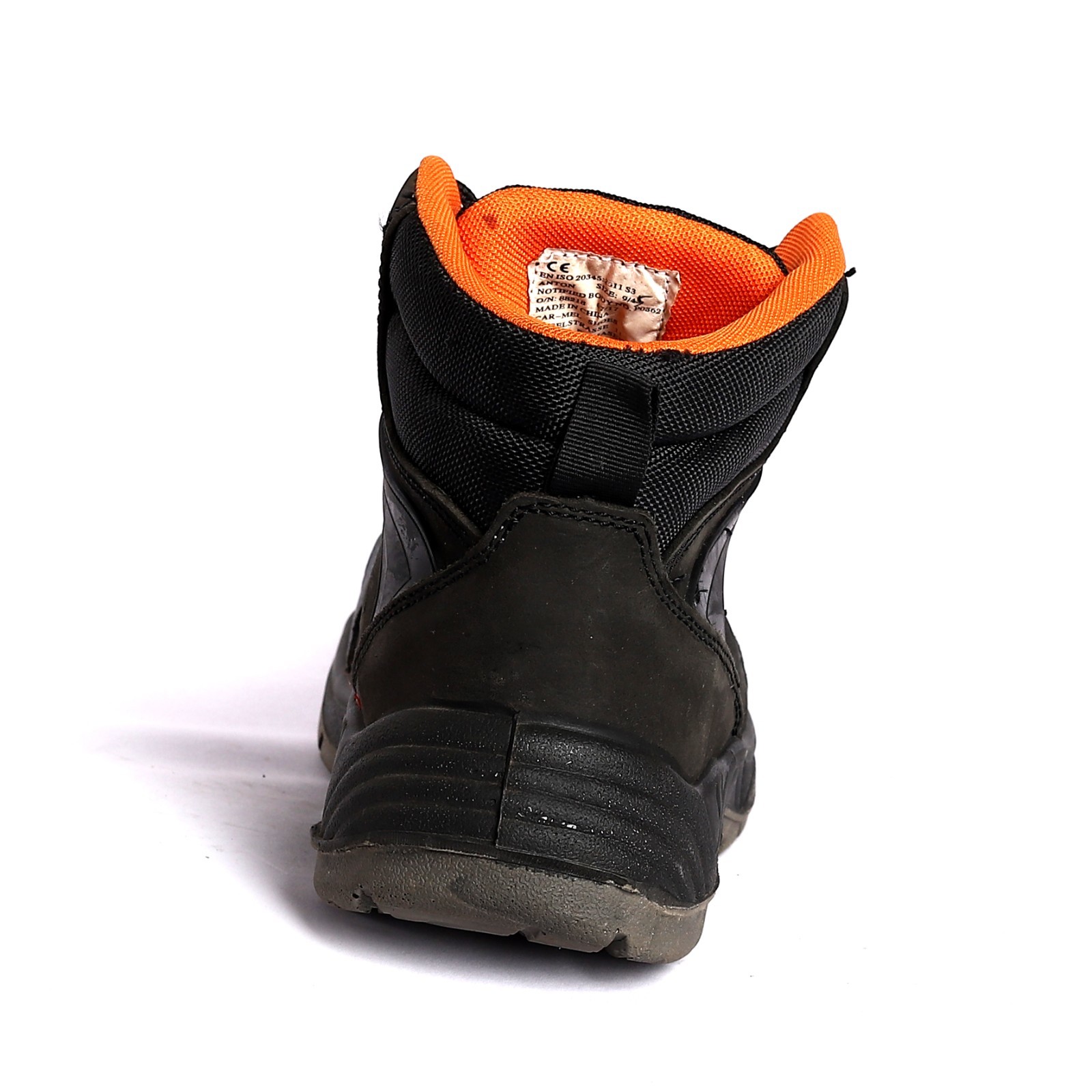 Microfiber Leather Genuine Leather Upper Lining BK Mesh / Air Mesh OEM Factory Worker Safety Boots for Men