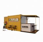Customized Color Easily Installation Prefab Houses 10 ft Flat Pack Living