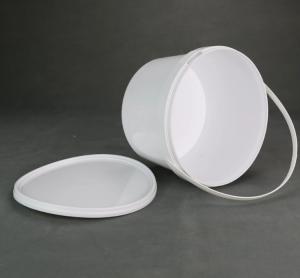 Quality 1L Food Storage Drum Bucket HDPE Transparent With Lid Handle wholesale
