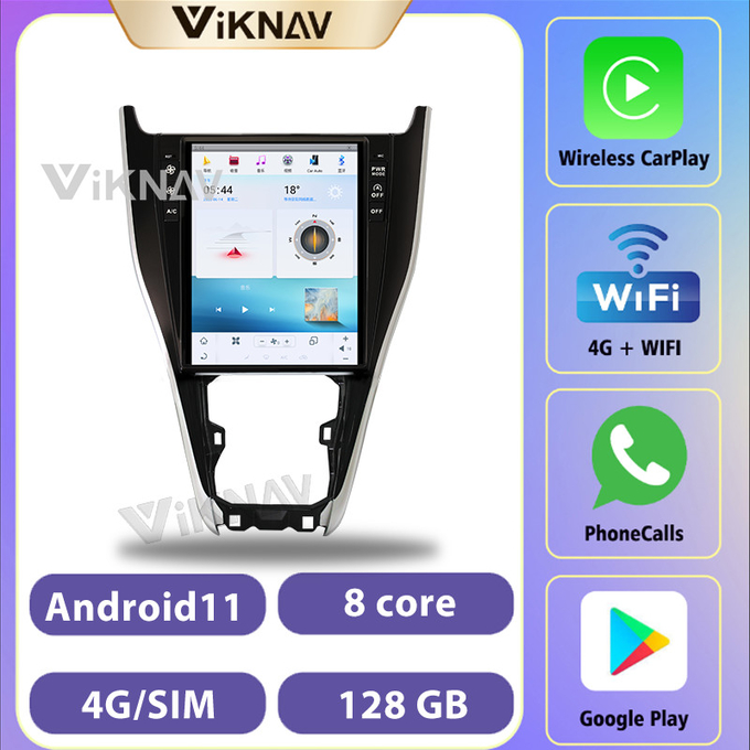 12.1 Inch Android Auto Stereo For 2011- 2017 Toyota Harrier Navigation GPS Multimedia DVD Player Wireless Carplay 4G BT