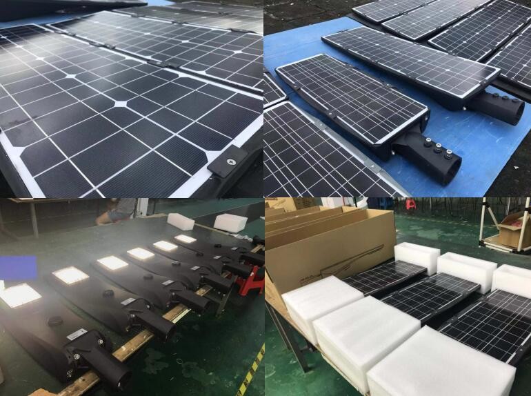 Smart Control Solar Powered Street Lights All In One Wireless Installation