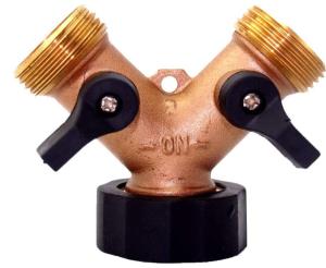 Quality Female 3/4in NPT Brass Y Valve Garden Irrigation Distributor wholesale