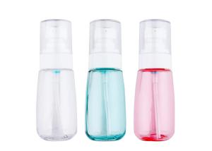 Quality Blue Pink Cosmetic Plastic Bottles Customized Capacity And Colors wholesale