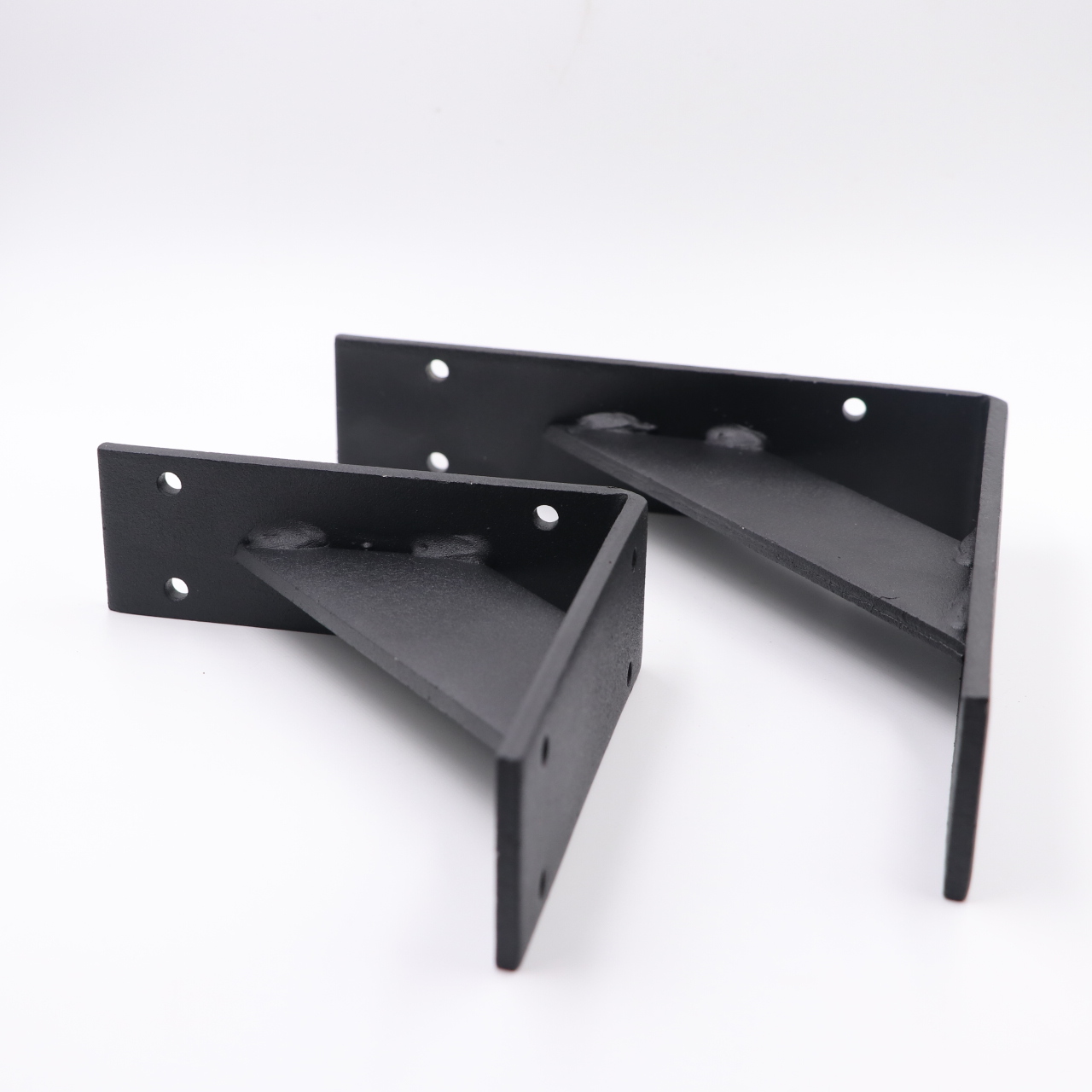 Powder Coated Heavy Duty Steel Shelf Brackets 450LBS Load Capacity Metal Triangle Bracket
