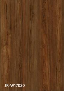 Quality 5mm SPC Sheet Flooring Eco Friendly Corrosion Resistant Ultra Light Teakwood Burlywood GKBM JR-W17020 wholesale