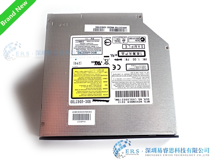 100% Brand New Super Slim 9.5mm SATA Laptop Bluray Combo Drive BDC-UD02