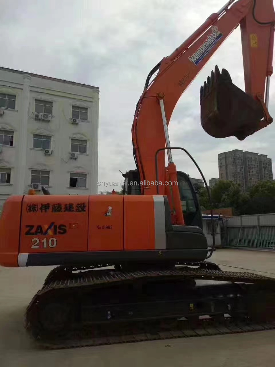 0.91m3 EX210 21T Excavator 110KW Power ISUZU Engine