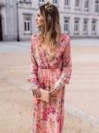 Black Floral Casual Dress