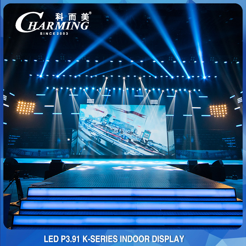 Anti Collision P3.91 Waterproof Indoor LED Screen For Stage Background