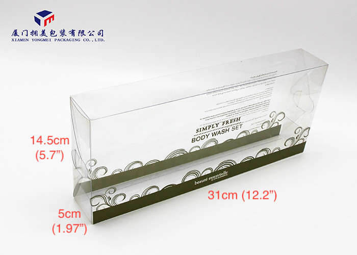 Custom Printed Plastic Boxes Offset Printing Reusable Design Size 31X5X14.5cm