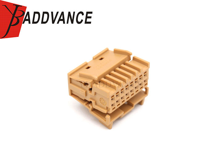 2301695-2 TE 16 Pin Female Brown PBT-GF10 Automotive Wire Harness Connector Housing