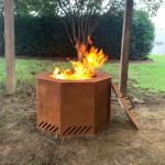Charcoal Bonfire Fire Pit 19.5 Inch Portable Outdoor Wood Burning Smokeless