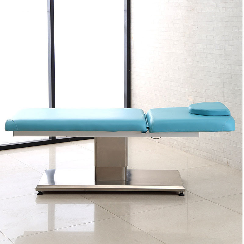 Cosmetology Clinic Medical SPA Hospital Massage Bed Adjustable PU SS