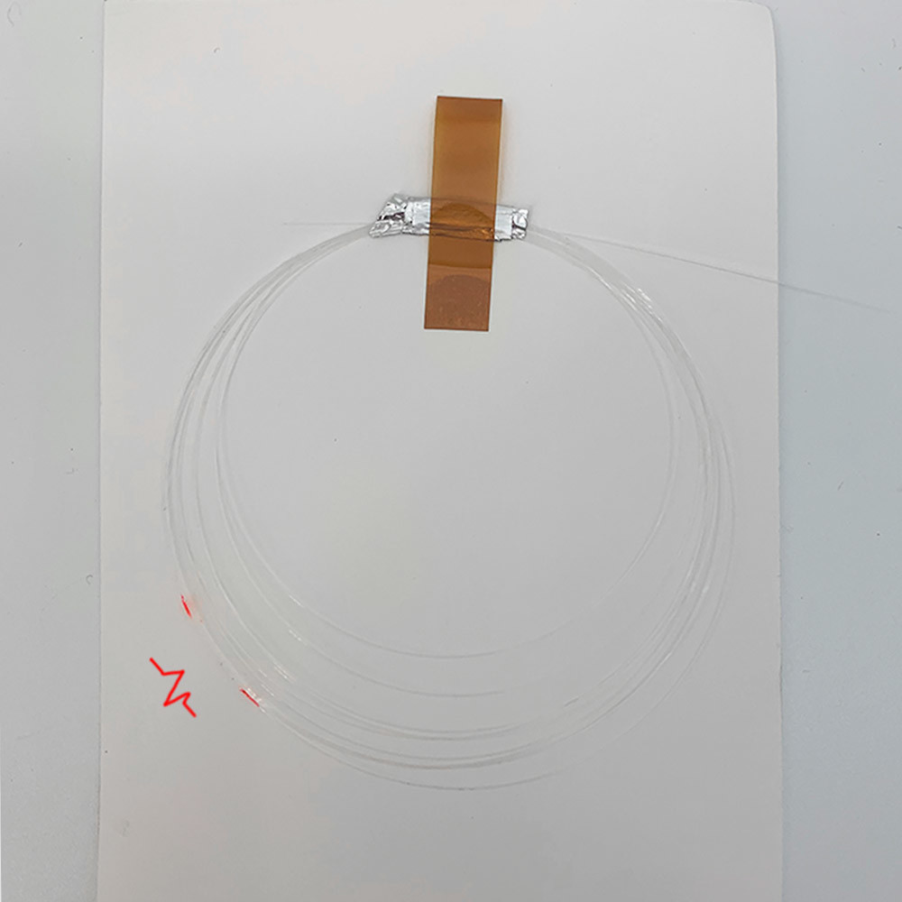 1460nm - 1610nm FBG Fiber Optic Sensor SMF-28E 5%-99% Reflectivity