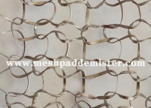 Quality 0.1 Mm * 0.4 Mm Flat Wire Roll Knitted Mesh wholesale