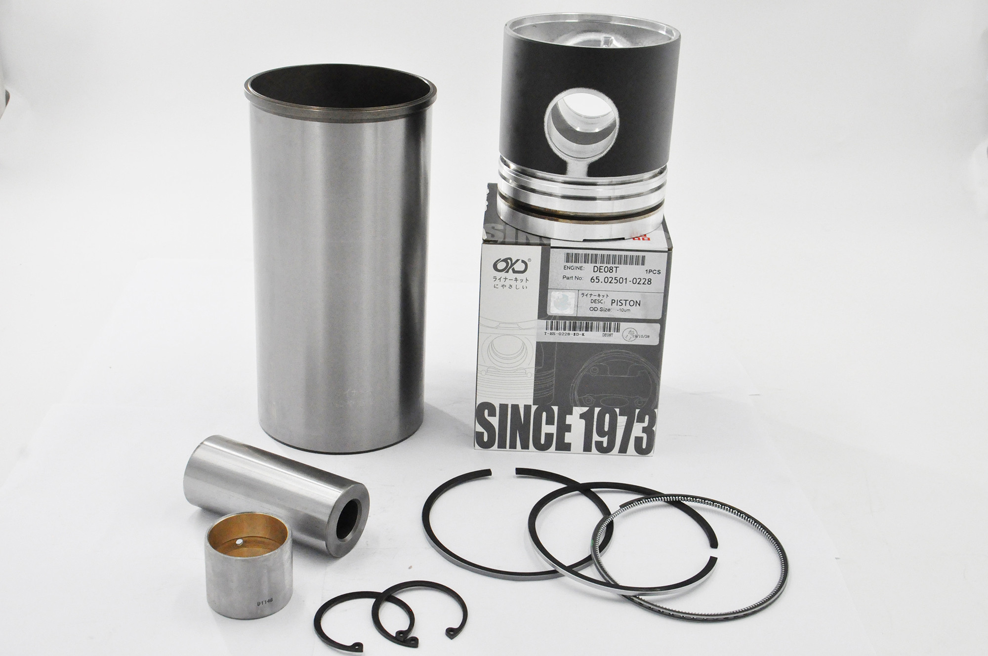 Overhaul Kit Doosan Excavator Parts Daewoo De12 Piston Ring Set Liner Kit