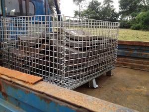 Quality High hardness HRC58 and high Wear-Resistant Castings for Cement Mill in Steel Pallet wholesale