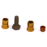 Customized High Precision CNC Parts Sandblasting Small Srews And Bolts/Brass