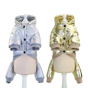 Quality Snowsuit Warm Fleece Padded Winter Pet Clothes For Small Dogs wholesale