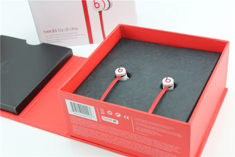 urBeats Earphones Wired White & Red With Medium Earbuds made in china grgheadsers.com