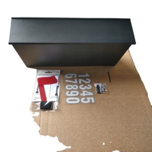 Quality Outdoor Metal Magazine Newspaper Holders Post Mailboxes with Rust-Resistant Coating wholesale